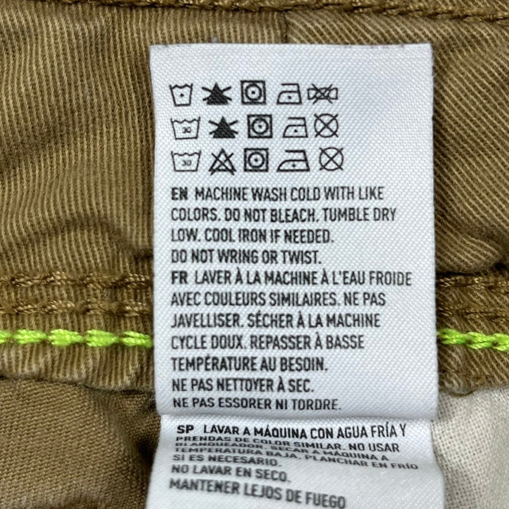 American Eagle Classic Fit Cargo Shorts Mens 32 Khaki Tan Cotton Utility 10" - Picture 6 of 14